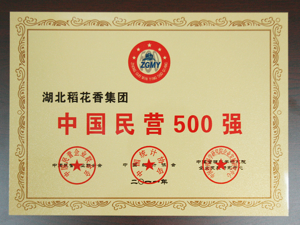 2011年中國(guó)民營(yíng)企業(yè)500強(qiáng)